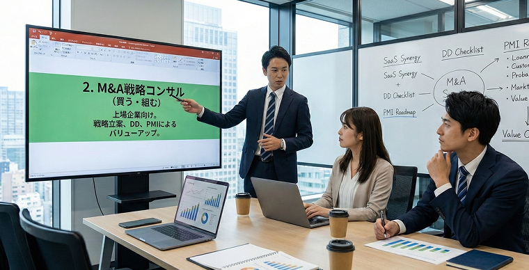 SaaS M&A戦略コンサルティング